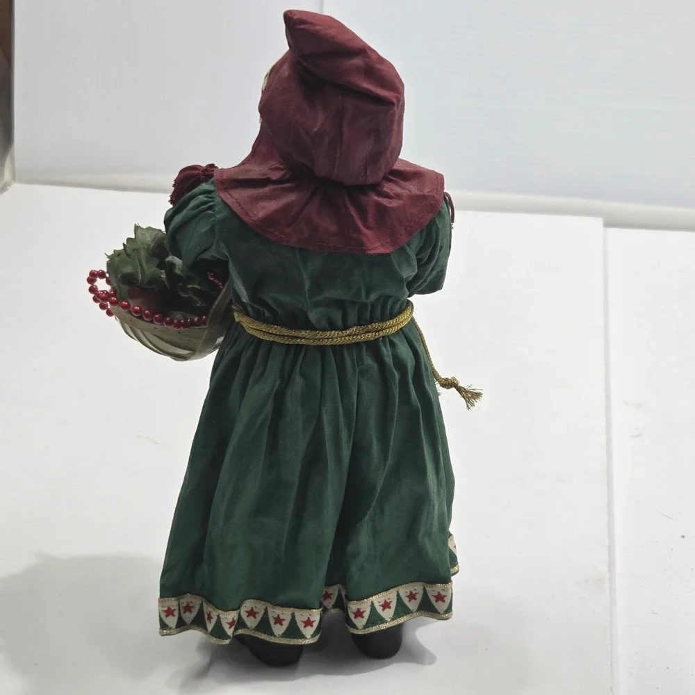 VTG 1994 Possible Dreams Clothtique Gifts of‎ Garden Santa Bunny Rabbit Cabbage